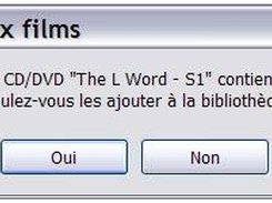 Détection automatique de la présence de films sur CD/DVD