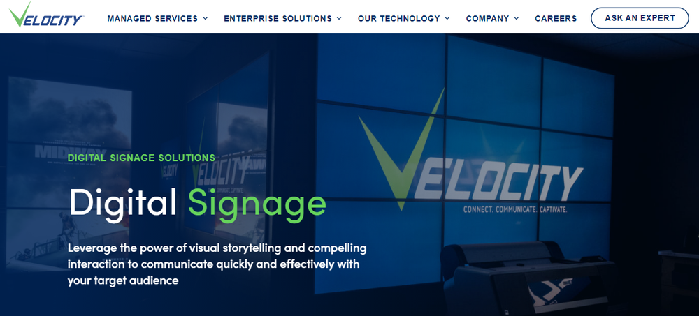 Velocity Digital Signage Screenshot 1