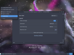 Nemo-desktop settings