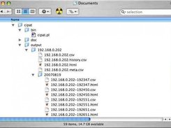 Output folder structure example