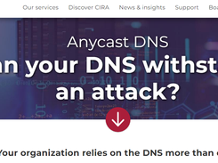 CIRA Anycast DNS Screenshot 1