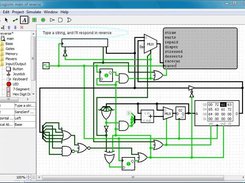 A circuit to echo typed strings in reverse. (version 2.2.0)