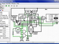 A 16-bit CPU built and simulated using Logisim 2.7.0.