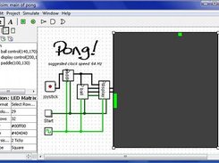 A circuit to play Pong, using Logisim 2.7.0.