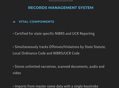 CIS Records Management System Screenshot 1