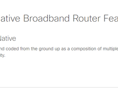 Cisco Cloud Native Broadband Router Screenshot 1