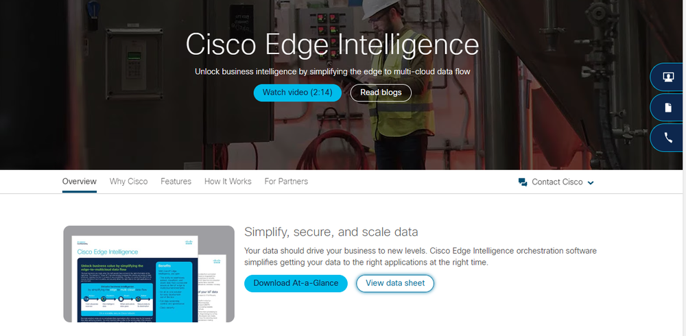 Cisco Edge Intelligence Screenshot 1