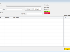 CISCO IP Phone Scanner Screenshot 1