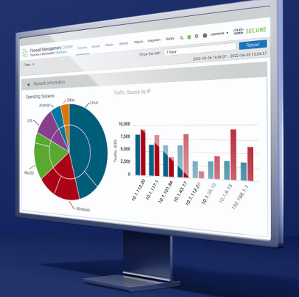Cisco Secure Firewall Management Center Screenshot 1