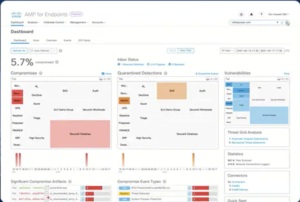 Cisco Secure Endpoint Screenshot 1