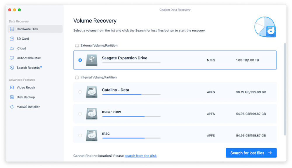 locate file