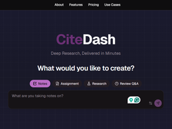 CiteDash Screenshot 1