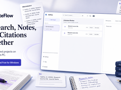 CiteFlow research notes and citation manager for organizing sources, PDFs, bibliography, and literature review on Windows.