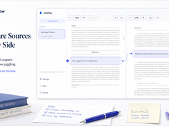 CiteFlow source comparison workspace for reviewing related papers and building stronger literature reviews.