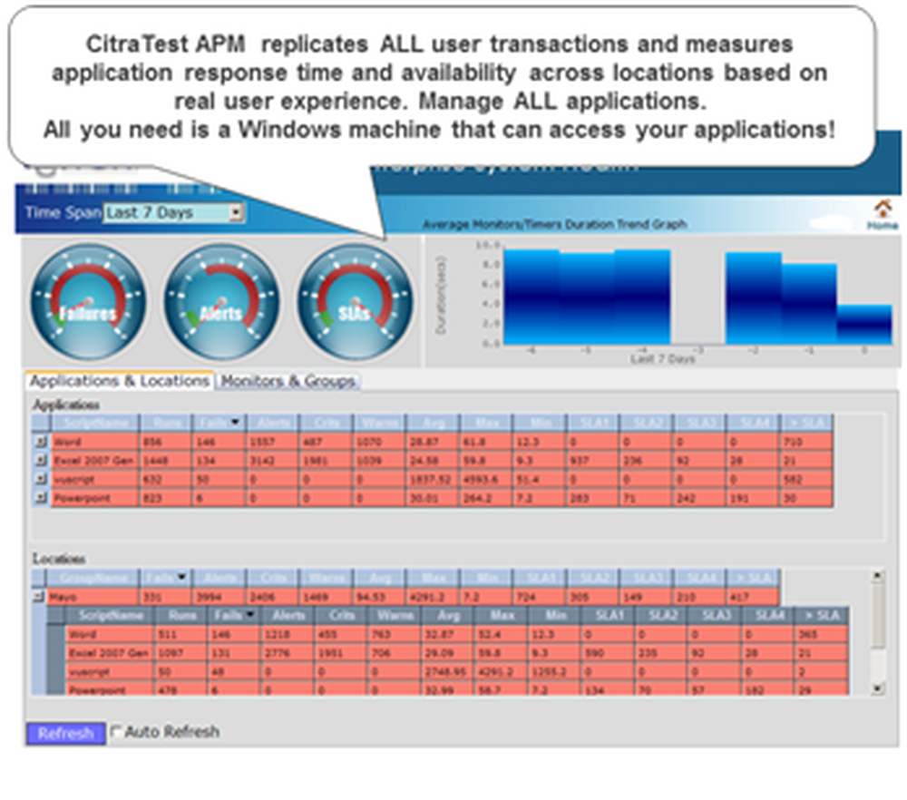 CitraTest APM Screenshot 1