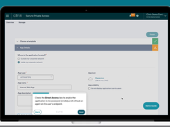 Citrix Secure Private Access Screenshot 1
