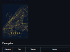 City Map Poster Generator Screenshot 1