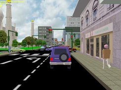 City 3D with cars Screenshot 1