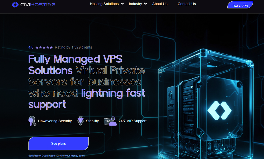 CiviHosting Screenshot 1