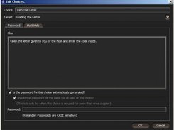 Create a choice dialog