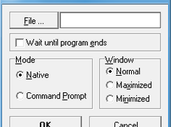 CkTool 1.2 Run Dialog