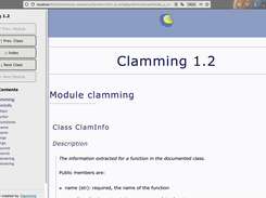 A documented class automatically generated