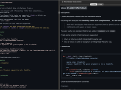 Markdown export
