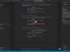 Screenshot of collaboration and comments feature in Clapperbie