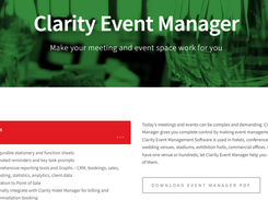 Clarity Event Manager Screenshot 1