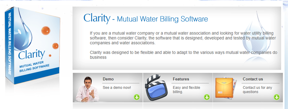 Clarity Mutual Water Billing Screenshot 1