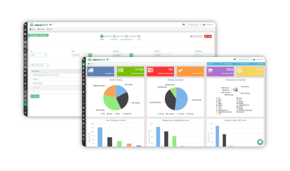 ClarusWMS Screenshot 1