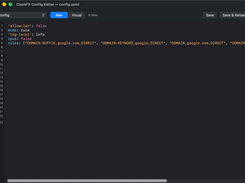 Visual Config Editor-Raw