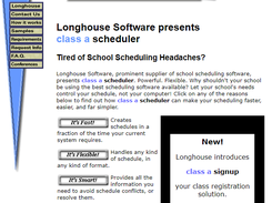 class a scheduler Screenshot 1