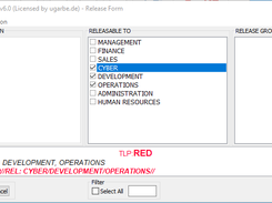 ClassifyIt Classification and Release menu