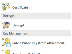 ClassifyIt Encryption Menu