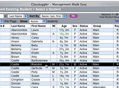 ClassJuggler Enrolling Existing Student