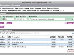 ClassJuggler - Applying a New Payment