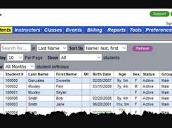 ClassJuggler Student Menu