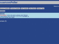 Presenter mode main page.