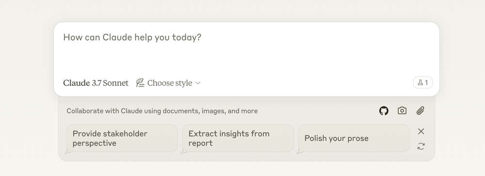 Claude 3.7 Sonnet Screenshot 1