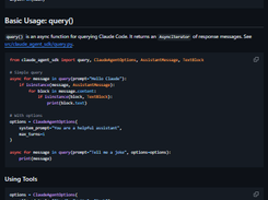 Claude Agent SDK for Python Screenshot 1