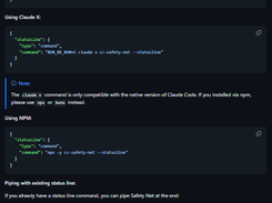 Claude Code Safety Net Screenshot 1