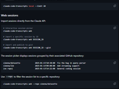 claude-code-transcripts Screenshot 1