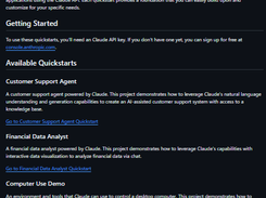 Claude Quickstarts Screenshot 1
