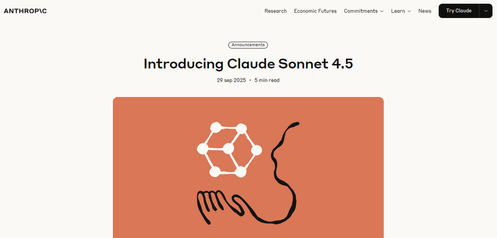 Claude Sonnet 4.5 Screenshot 1