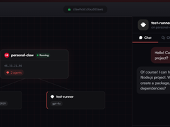 ClawHost Screenshot 1