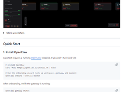 ClawPort Screenshot 1