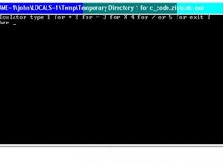 command line calculator Screenshot 1