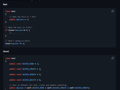 Clean Code PHP Screenshot 1
