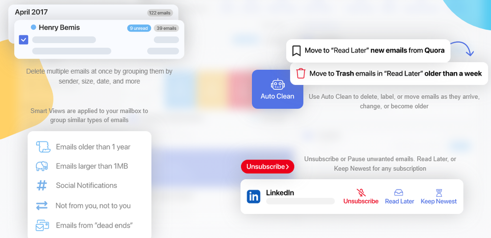 Clean Email Screenshot 1